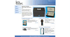 Desktop Screenshot of hearingtech.com